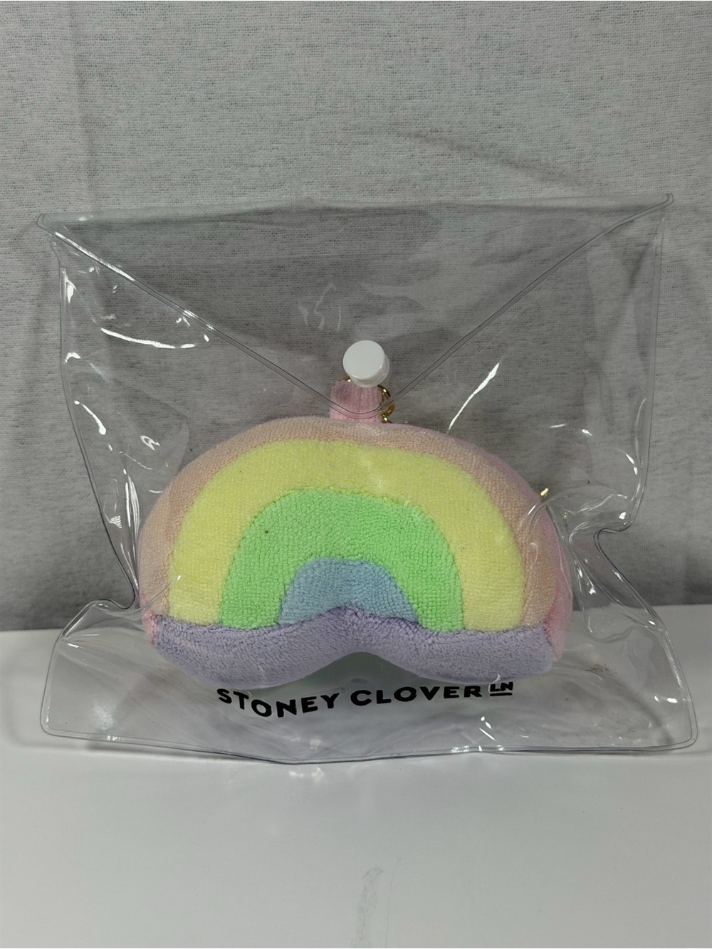 Stoney Clover Co. Pastel Rainbow keychain